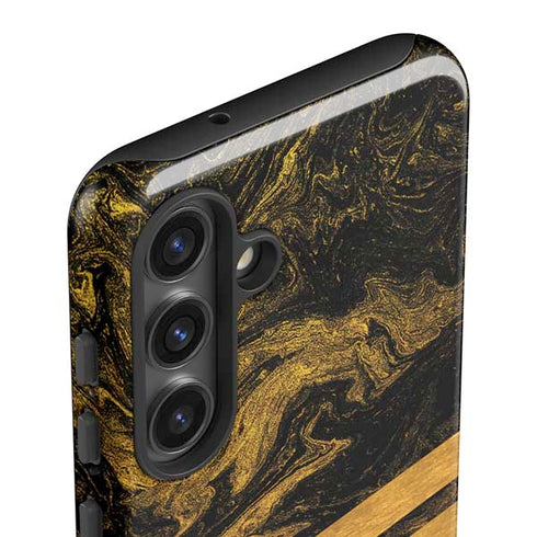 Striped Marble Galaxy S25 Plus Impact Case